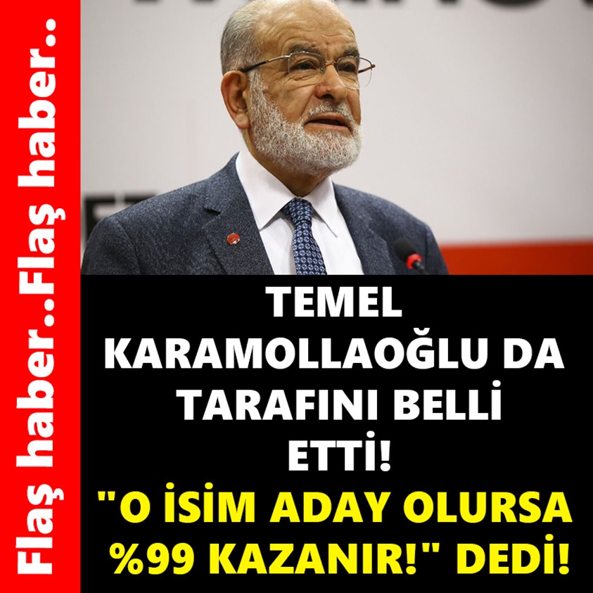 TEMEL KARAMOLLAOĞLU'DA TARAFINI BELLİ ETTİ