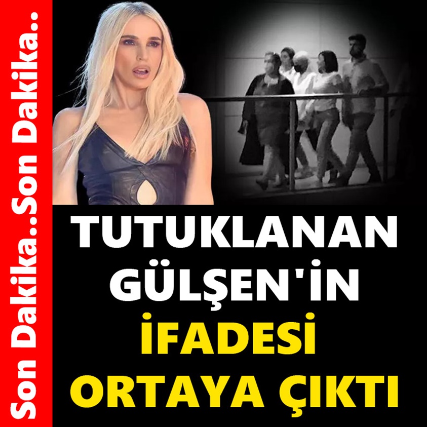 TUTUKLANAN GÜLŞEN'İN İFADESİ ORTAYA ÇIKTI