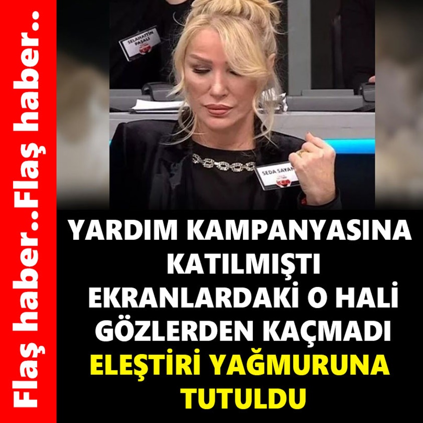 YARDIM KAMPAYASINA KATILMIŞTI ERKANLARDAKİ O HALİ GÖZLERDEN KAÇMADI