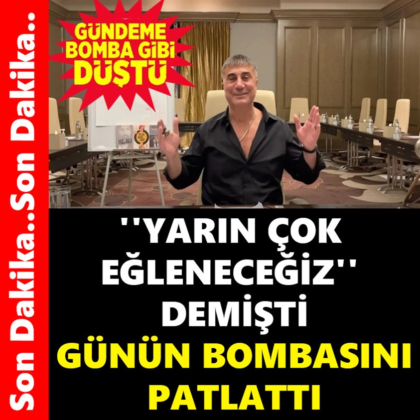 YARIN ÇOK EĞLENECEĞİZ DEMİŞTİ GÜNÜN BOMBASINI PATLATTI